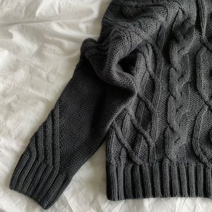 CHARCOAL ADORA SWEATER